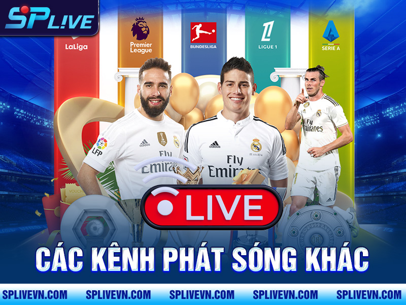 Các kênh phát sóng khác (dự phòng)
