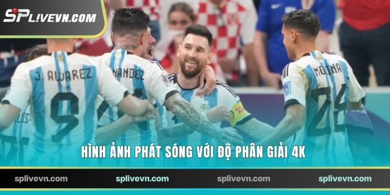 Hình ảnh phát sóng với độ phân giải 4K