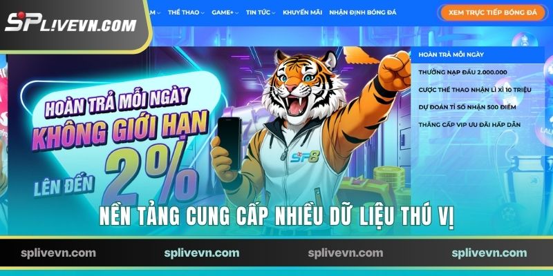Nền tảng cung cấp nhiều dữ liệu thú vị